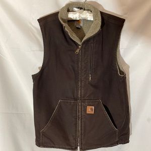 Womens Carhartt Sherpa lined Vest